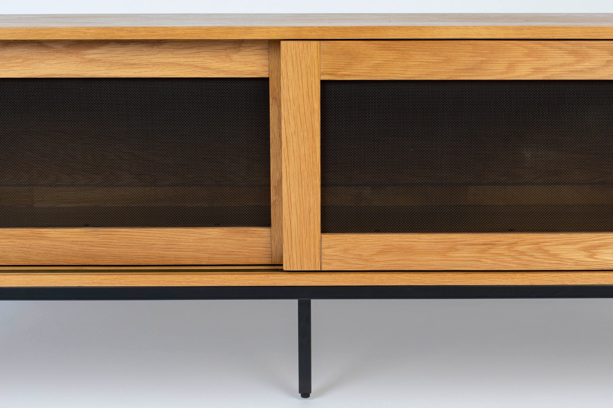 Zuiver Hardy Natural Oak Wood Low Sideboard